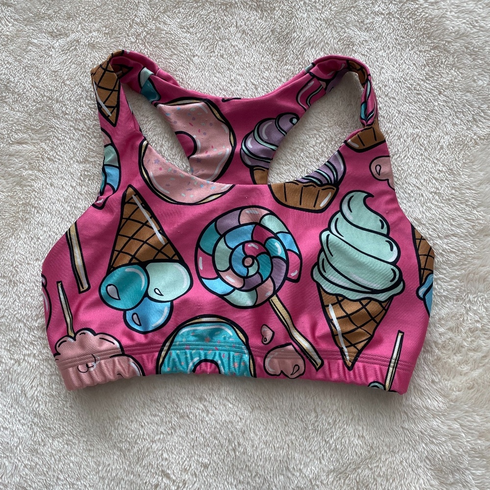 Cupcake legging & sports bra set